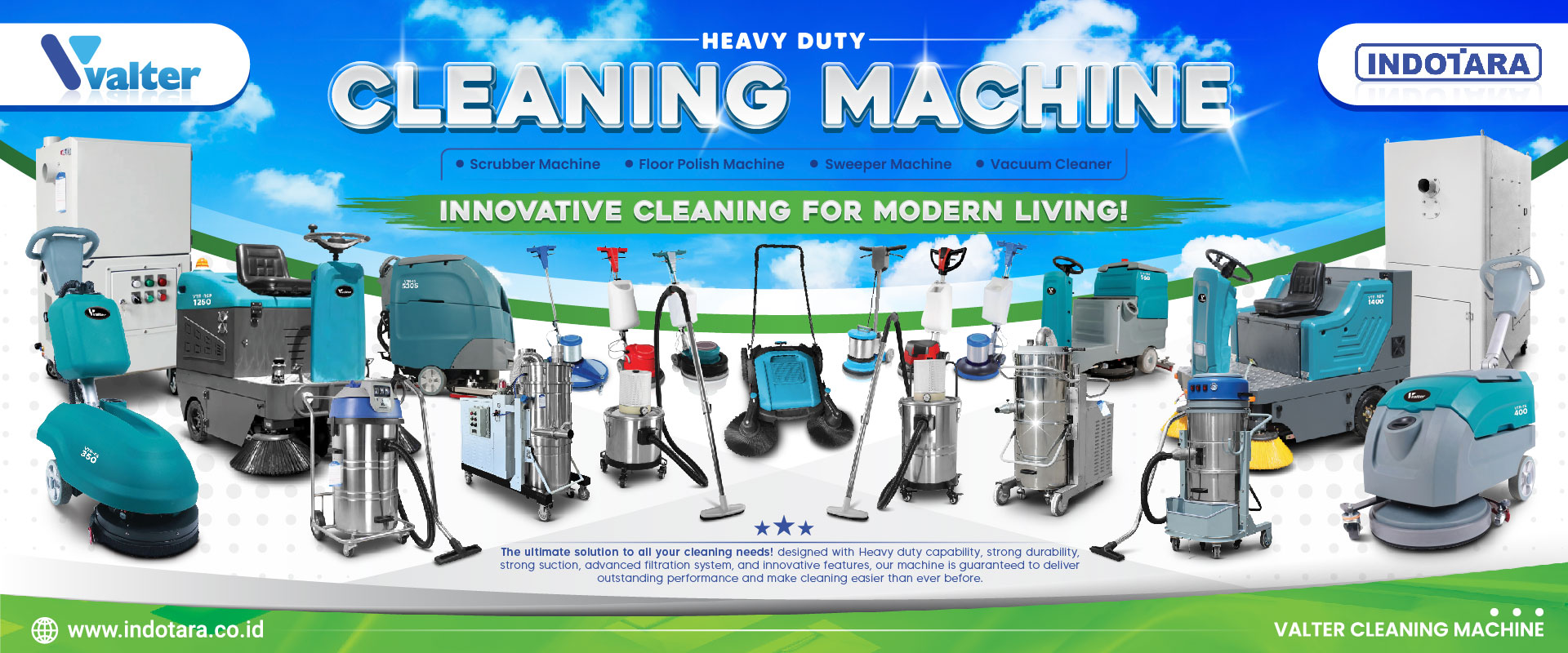 Valter Best Cleaning Machine Equipments